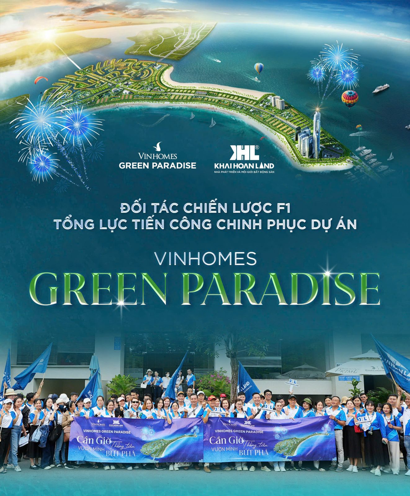 Vinhomes Green Paradise land reclamation