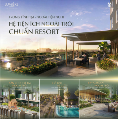 “TRONG TĨNH TẠI – NGOÀI TIỆN NGHI” CÙNG HỆ TIỆN ÍCH NGOÀI TRỜI CHUẨN RESORT TẠI LUMIÈRE MIDTOWN