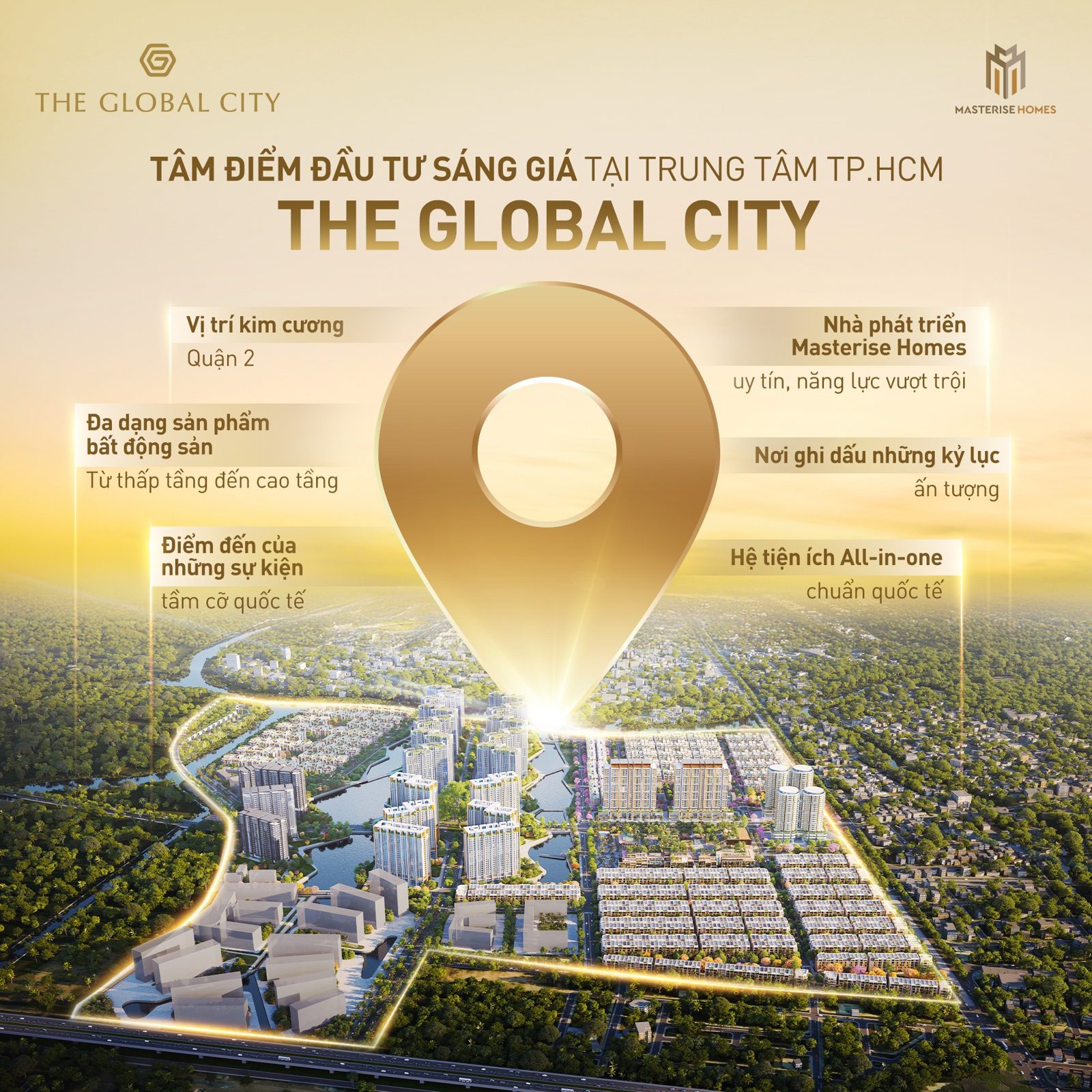 Các Tòa Căn Hộ Đẳng Cấp Tại The Global City Quận 2
