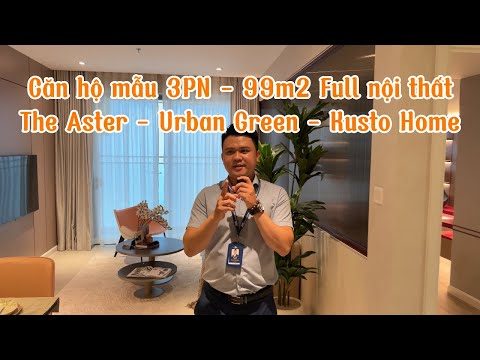 Tham quan căn hộ mẫu full nội thất 3PN 99m2 tại Tháp Aster dự án Urban Green Kusto Home tại Thủ Đức
