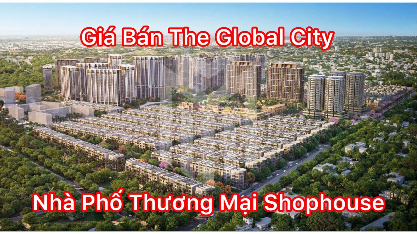 SELLING PRICE THE GLOBAL CITY – COMMERCIAL TOWNHOUSE SHOPHOUSE