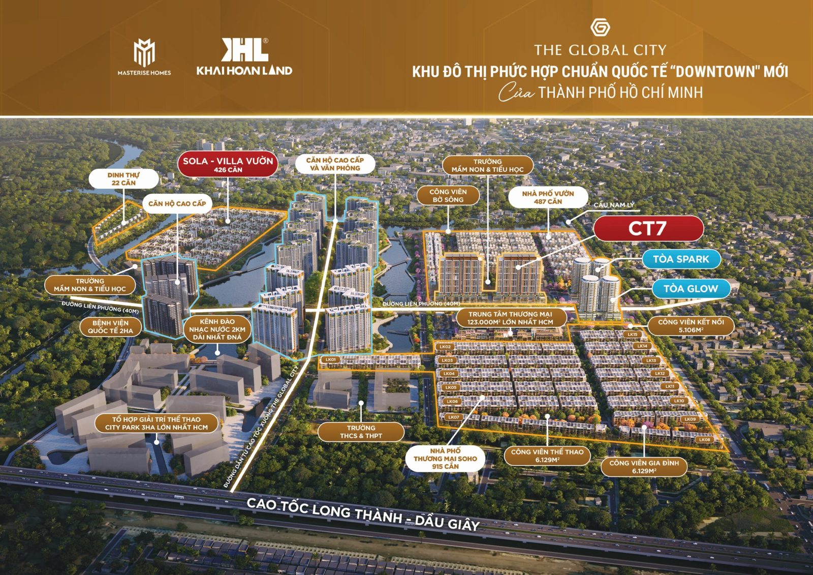 Căn Hộ The Global City Quận 2 Hồ Chí Minh Được Quy Hoạch Đồng Bộ