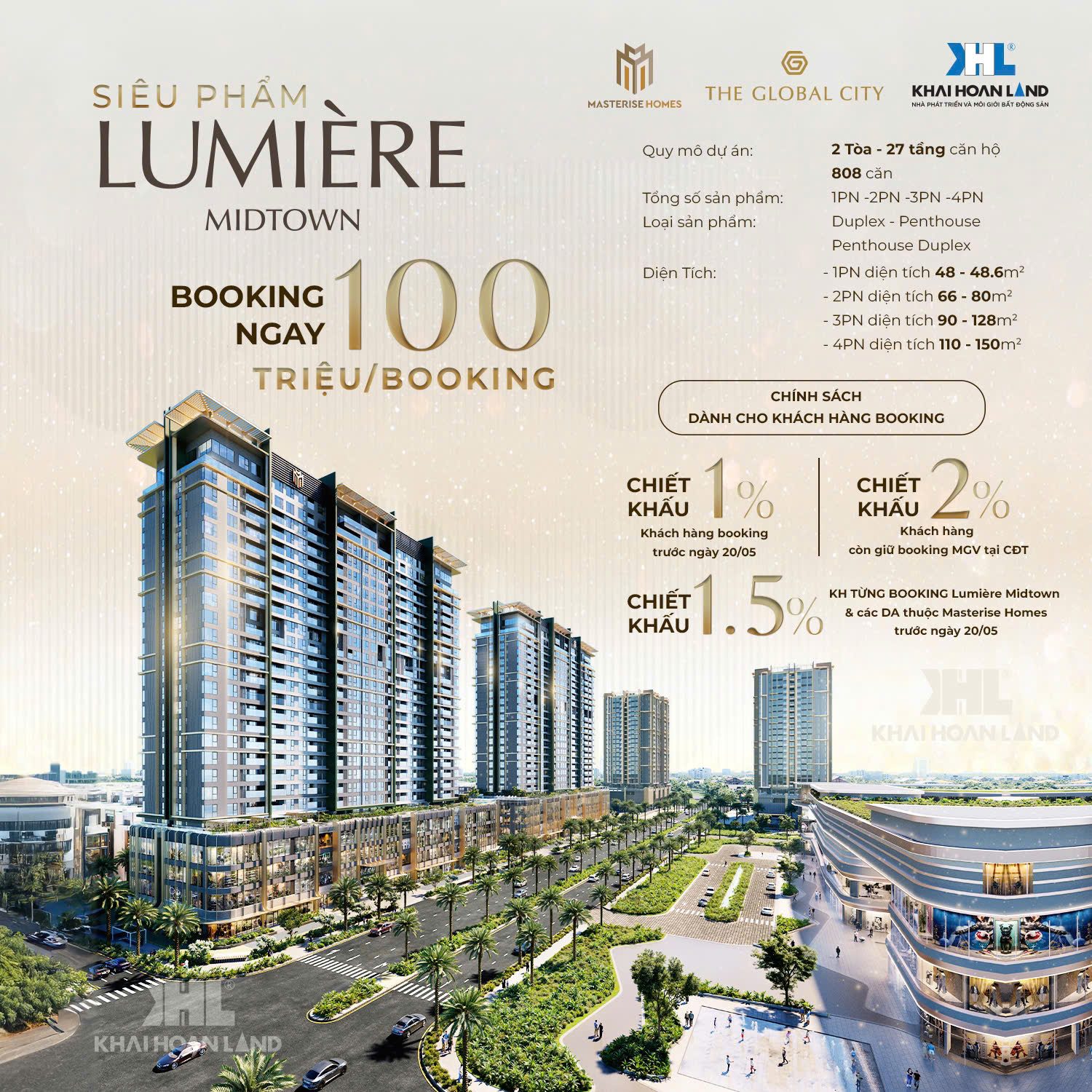 Dự Án Căn Hộ Vàng Tại Khu Vực Quận 2 The Global City