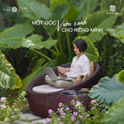 SOLA ĐẢO ÁNH DƯƠNG THE GLOBAL CITY - OWN A PRIVATE GARDEN IN THE MIDDLE OF THE bustling SAIGON 5 Sola garden villa peninsula Sunshine Island The Global City Masterise Homes in District 2