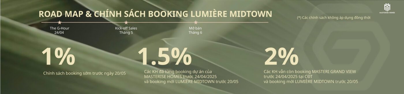 루미에르 미드타운 아파트먼트 더 글로벌 시티 디스트릭트 2 Masterise Homes