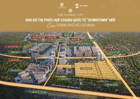 Chung Cư Quận 2 Đẹp Với Dự Án The Global City CĐT Masterise Homes