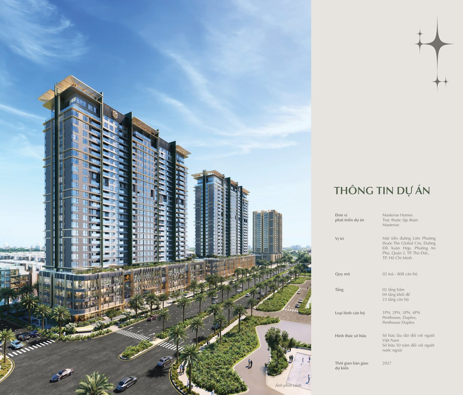 thong tin tong quan phan khu lumiere midtown the global city