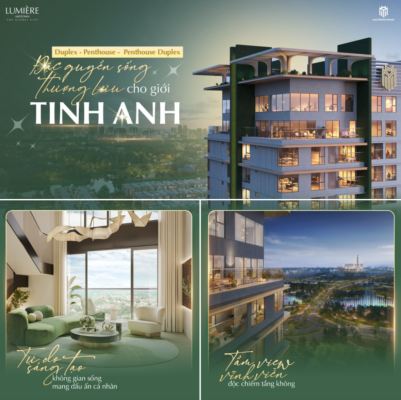SIÊU PHẨM DUPLEX, PENTHOUSE VÀ PENTHOUSE DUPLEX TẠI LUMIÈRE MIDTOWN – ĐẶC QUYỀN SỐNG THƯỢNG LƯU CHO GIỚI TINH ANH