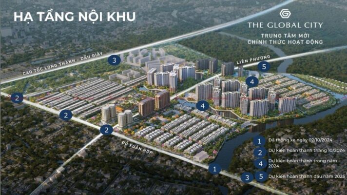 Mức Giá Global City Được Chủ Đầu Tư Masterise Homes Công Bố