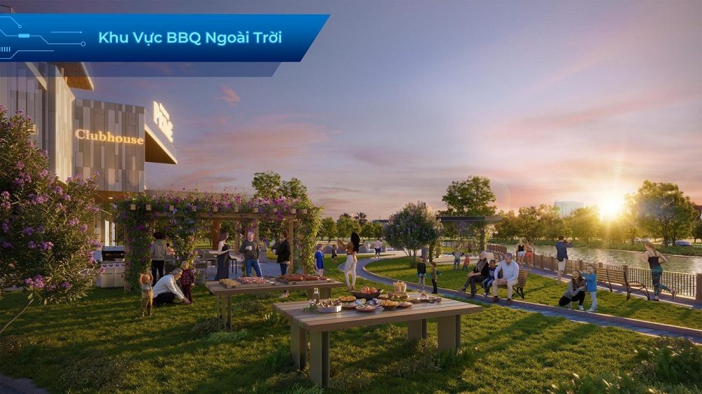 khu vuc bbq ngoai troi du an can can ho khai hoan prime le van luong nhe be