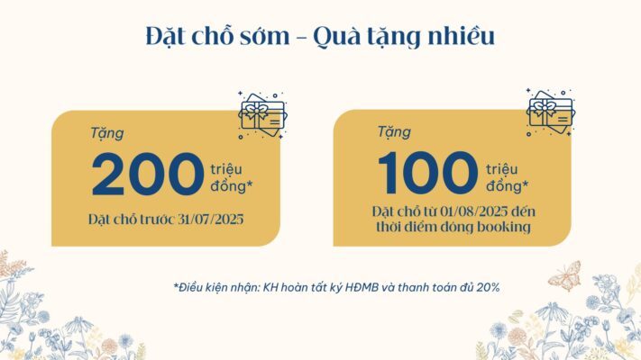 GIÁ BÁN VÀ ƯU ĐÃI NHÀ PHỐ BIỆT THỰ GLADIA BY THE WATERS KHANG ĐIỀN KEPPEL LAND