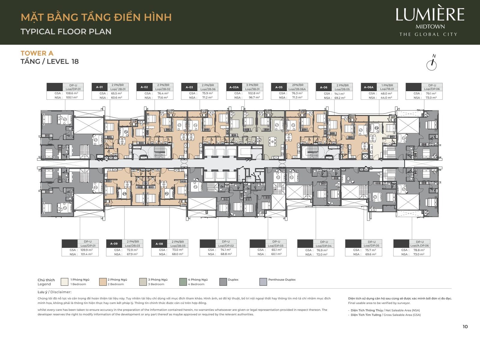 Vang tang mat 18 penthouse duplex lumiere midtown the global city