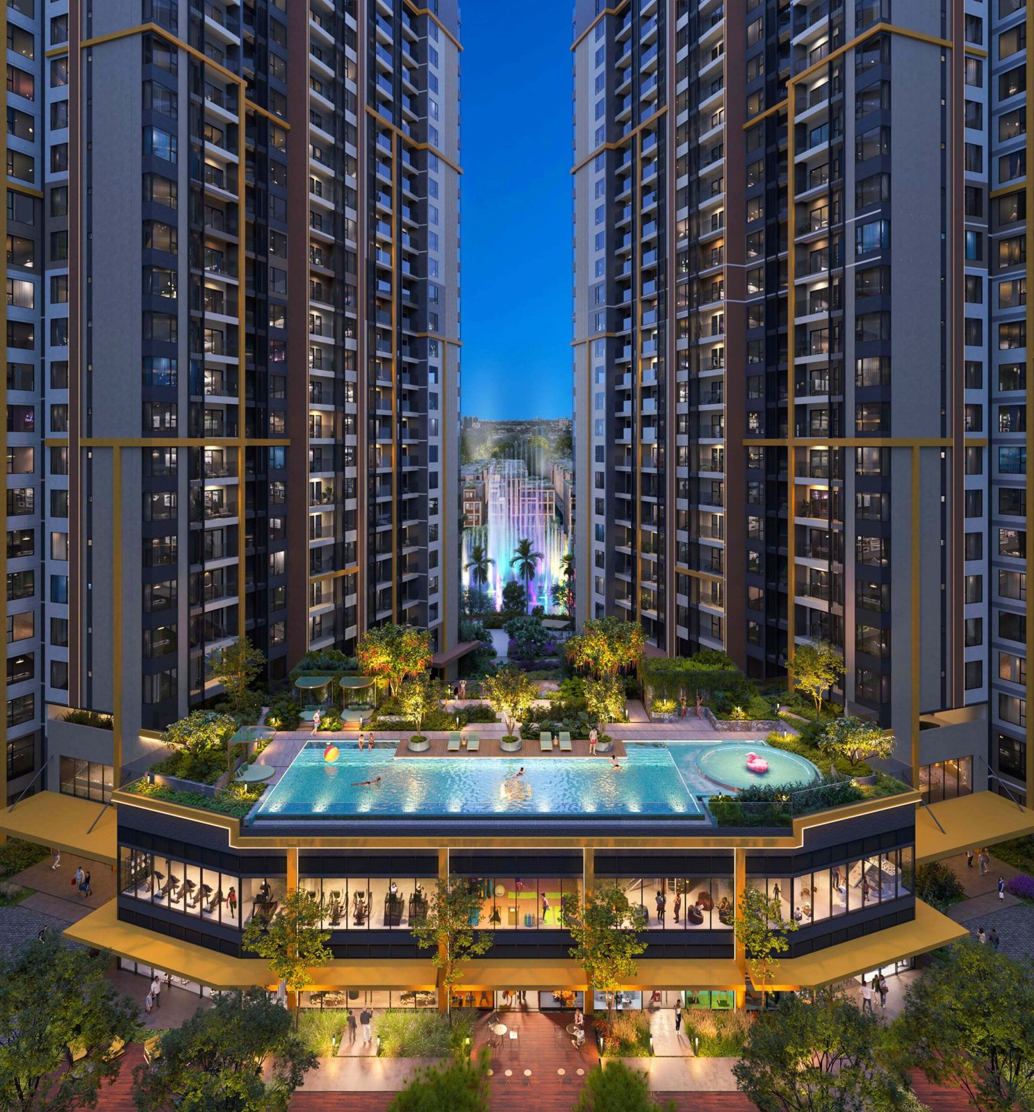 phoi canh tien ich ho boi can ho masteri park place the global city