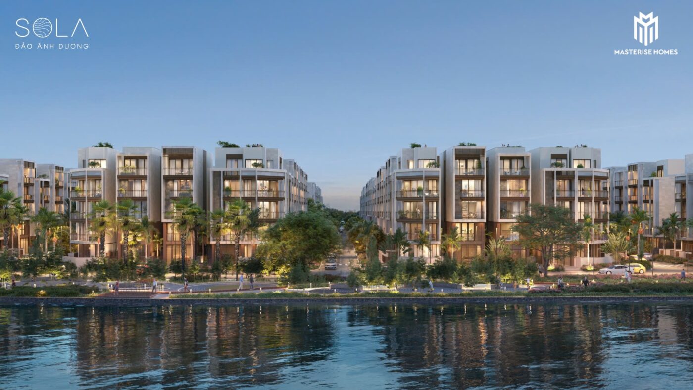 SOLA ĐẢO ÁNH DƯƠNG – GARDEN VILLA ON THREE SIDES OF THE RIVER IN DISTRICT 2 "WAKES UP" THE MARKET IN THE EAST AREA OF HCMC