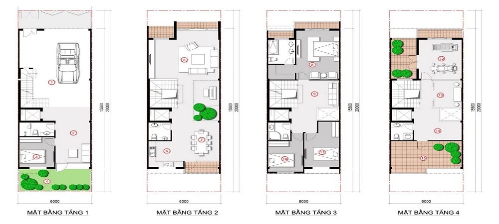 layout nha lien ke du an tt city millennia