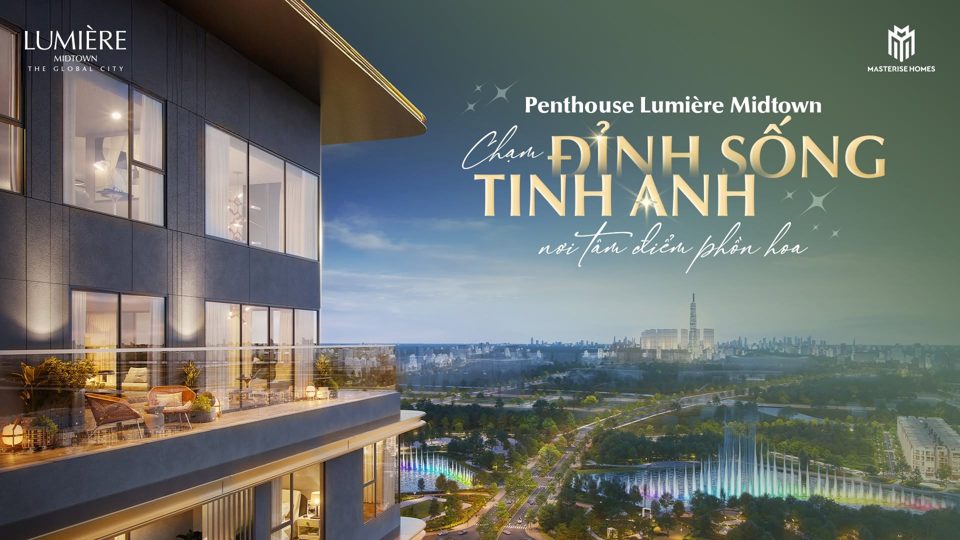 Phối cảnh PENTHOUSE DUPLEX LUMIERE MIDTOWN
